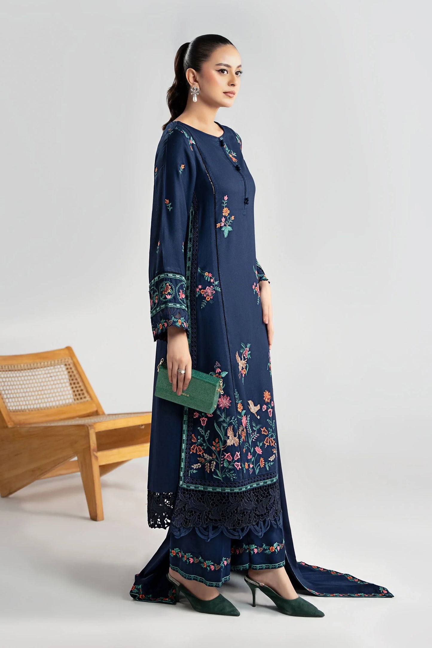 DW-W25-26-Blue | Luxury Pret | MARIA.B