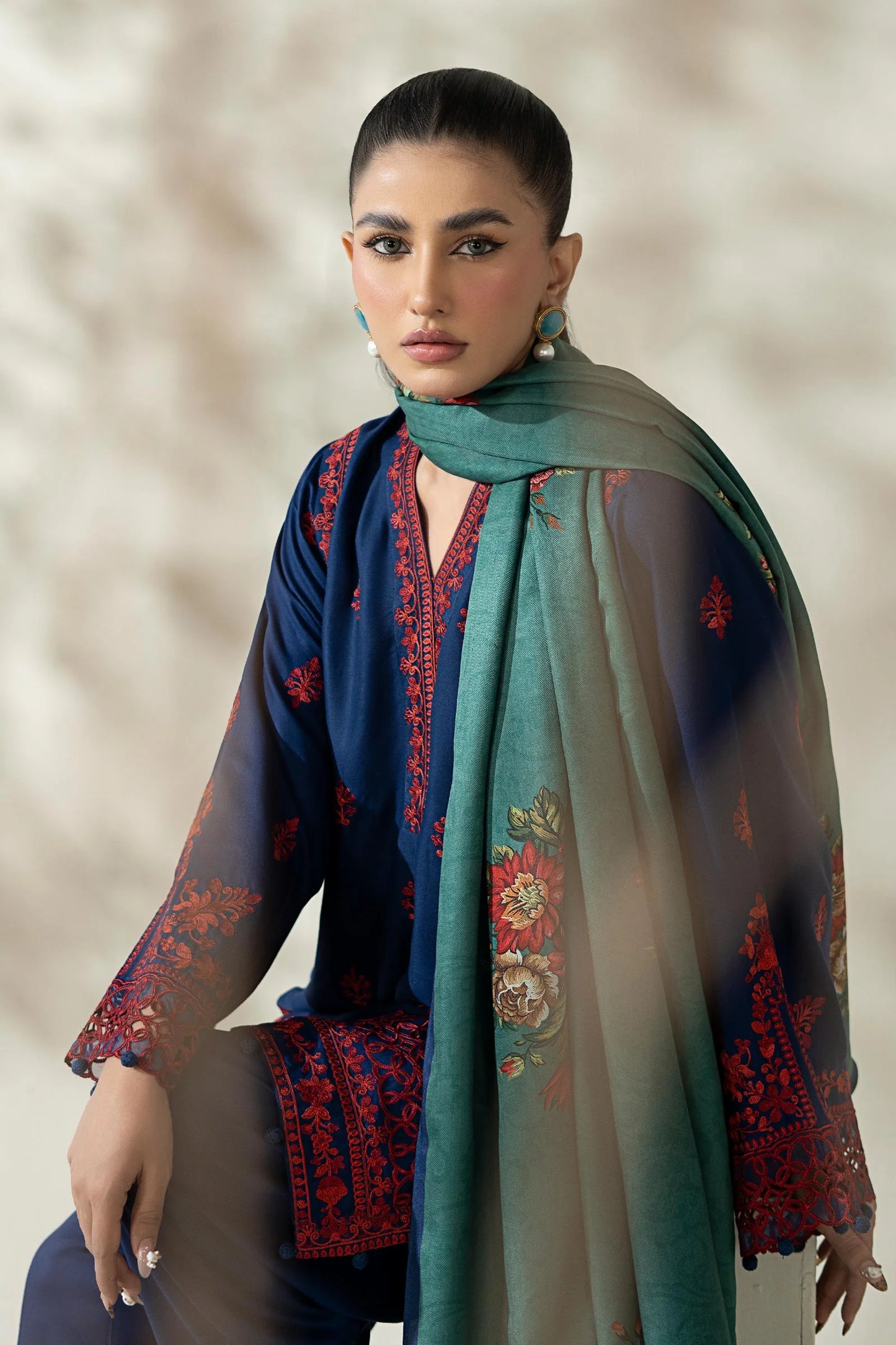 DW-W25-46-Blue | Luxury Pret | MARIA.B