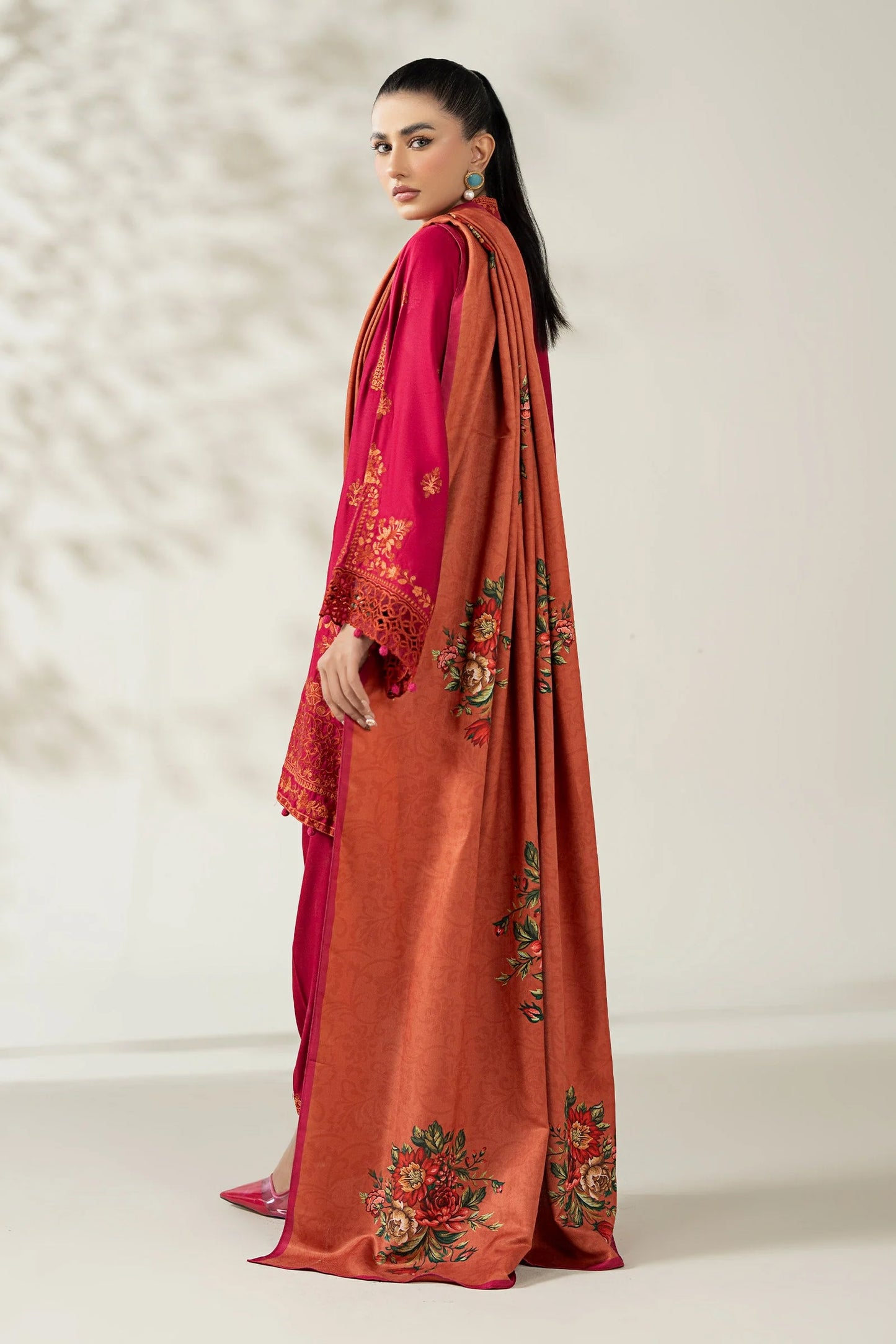 DW-W25-46-Hot Pink | Luxury Pret | MARIA.B