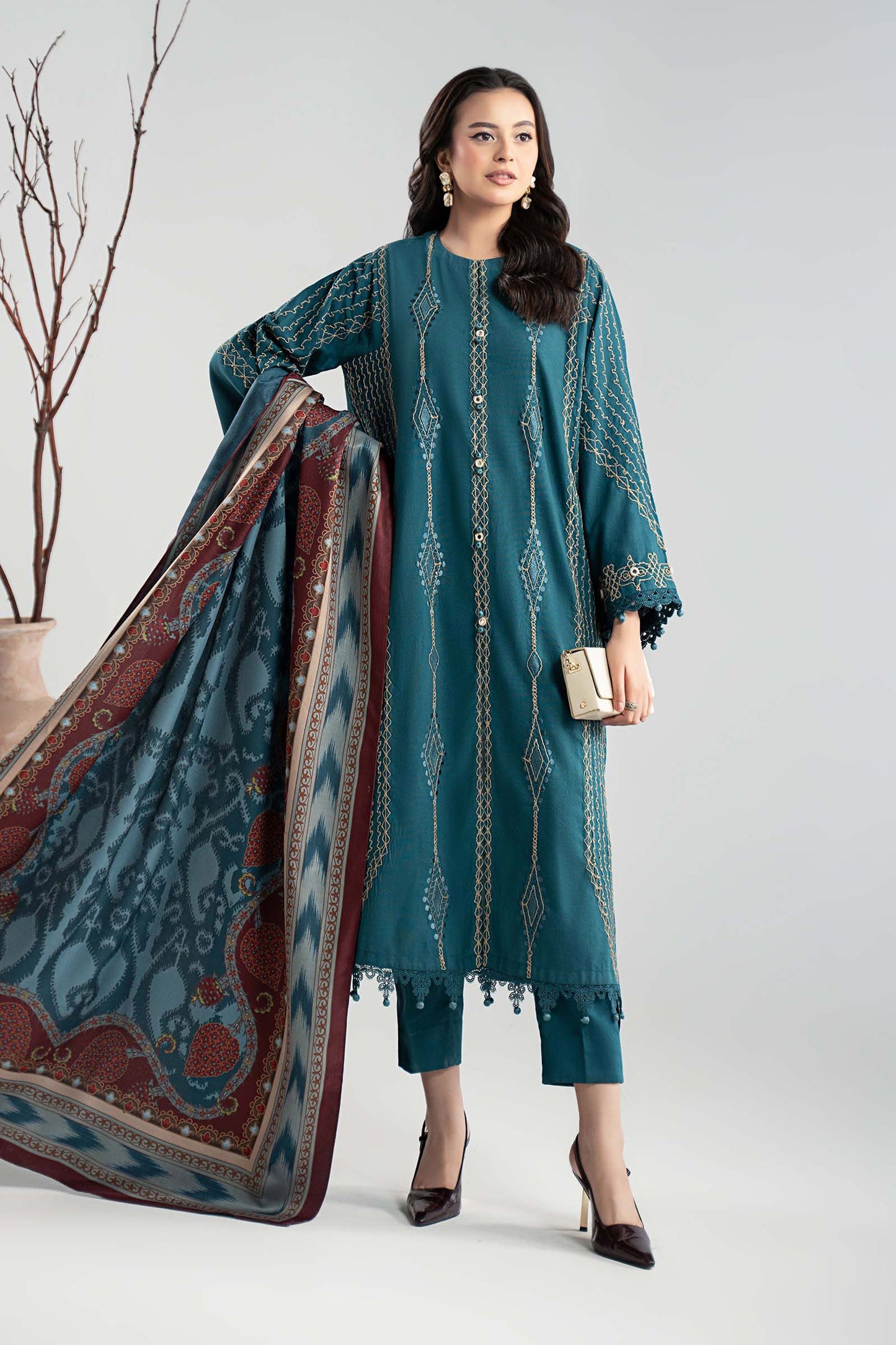 DW-W25-51-Blue | Luxury Pret | MARIA.B