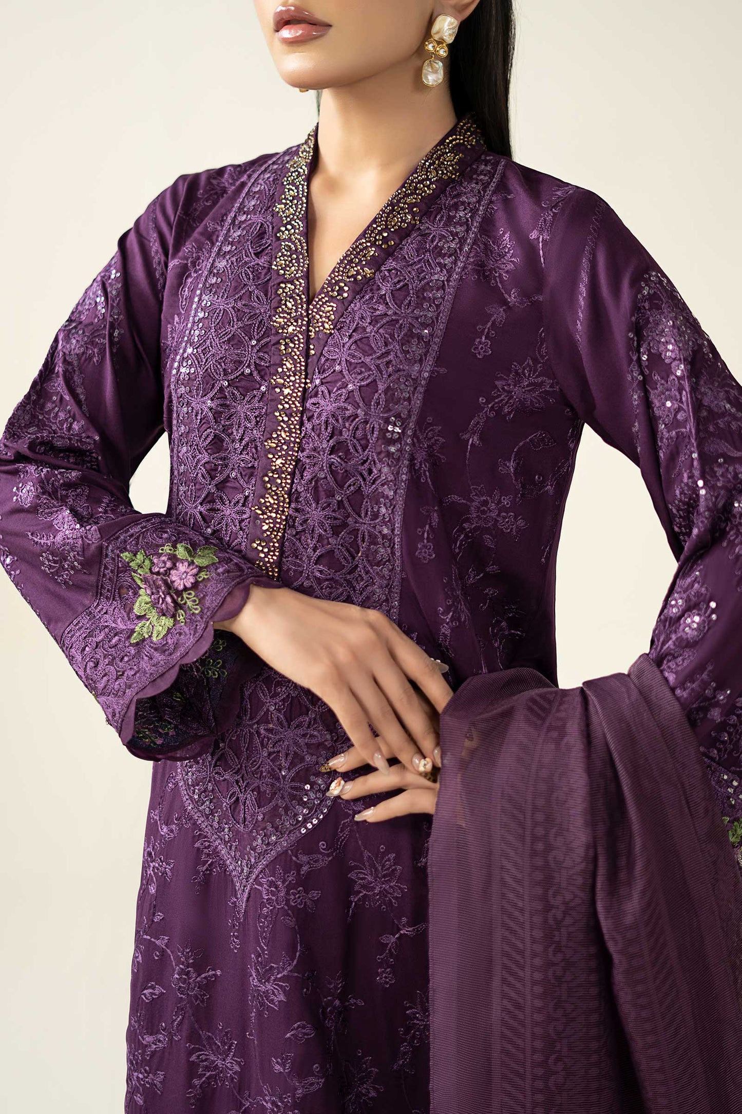 DW-W25-74-Purple | Luxury Pret | MARIA.B