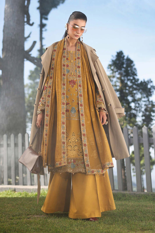 DW-W25-02-Mustard | Luxury Pret | MARIA.B