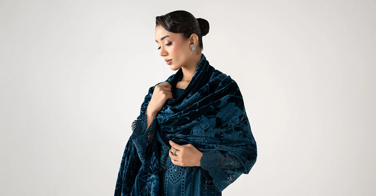 DW-W25-24-Teal | Luxury Pret | MARIA.B