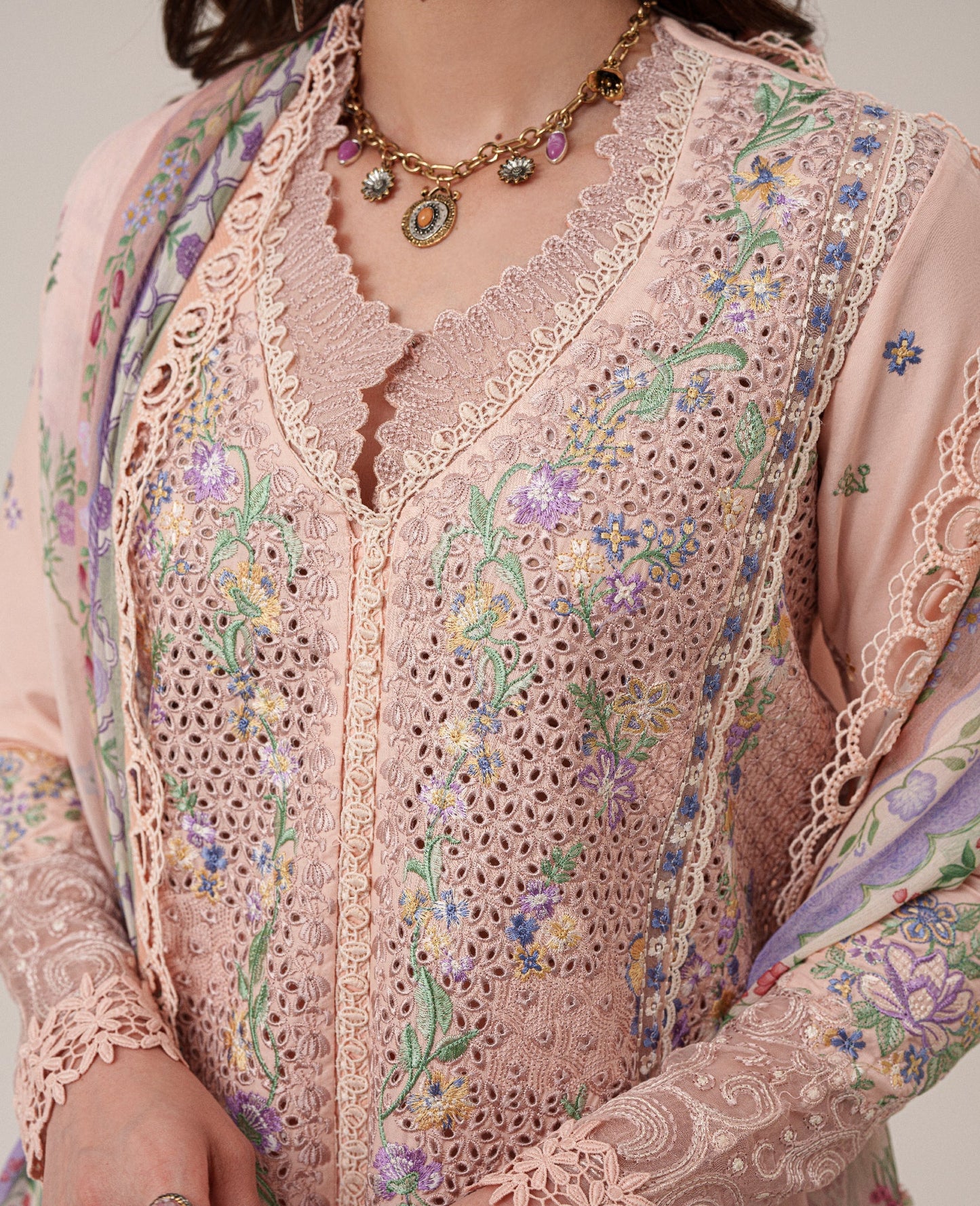 Dahlia | Reine Luxury Lawn Stitched '26 | Republic Womenswear