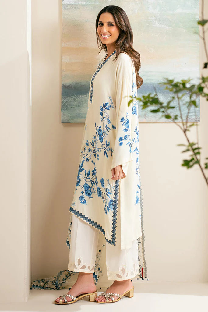 GARDENIA GRACE-2PC (SHIRT & DUPATTA) | EXCLUSIVE PRET | Cross Stitch