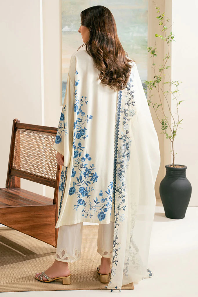GARDENIA GRACE-2PC (SHIRT & DUPATTA) | EXCLUSIVE PRET | Cross Stitch