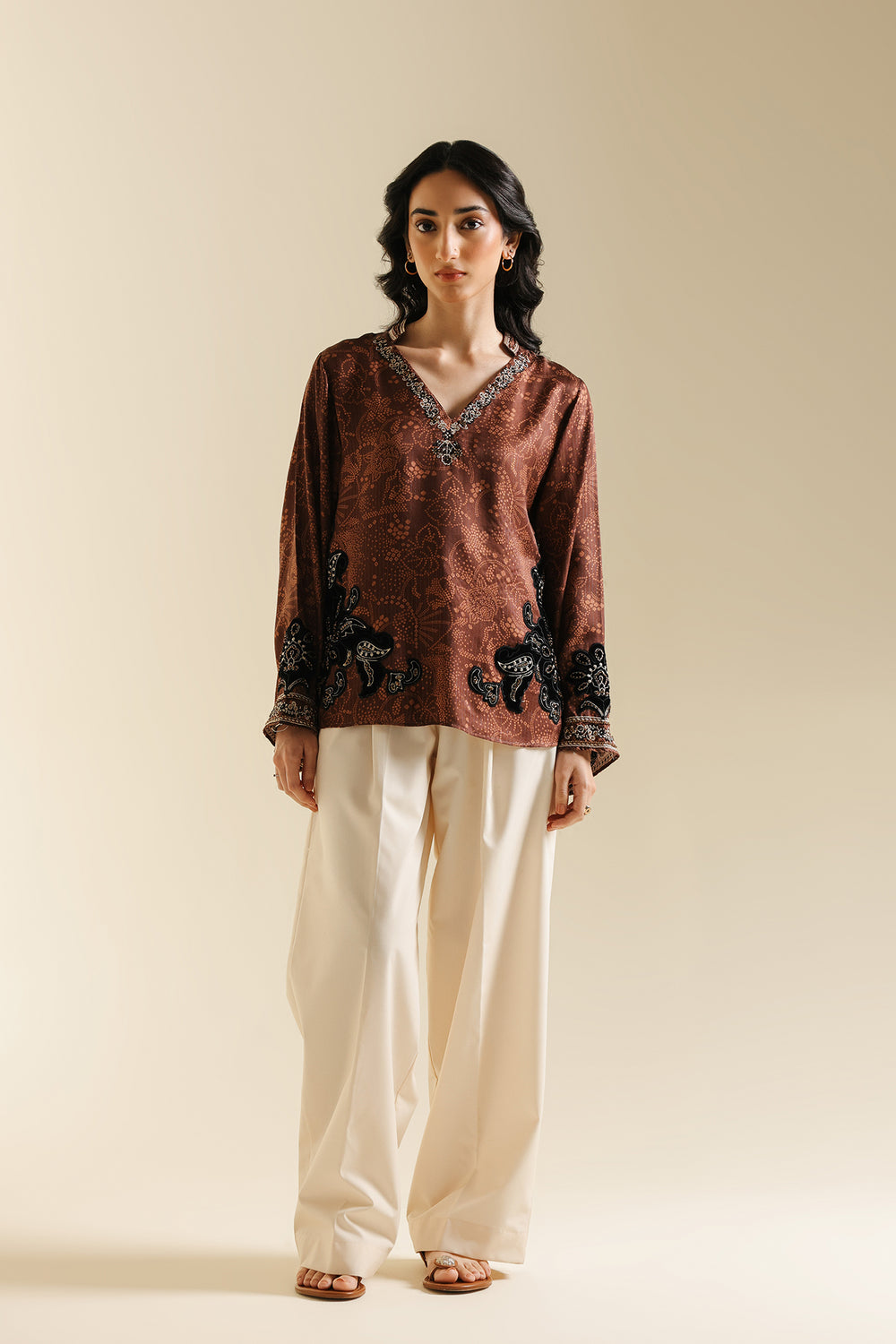 BROWN | E0615/119/801 | Boho Look Book | Ethnc