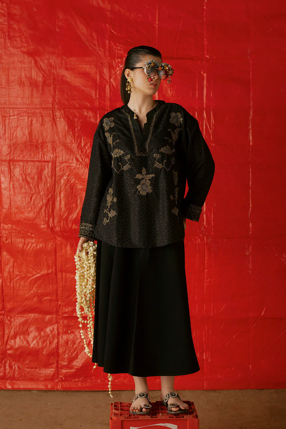 JET BLACK | E0618/119/902 | Boho Look Book | Ethnc