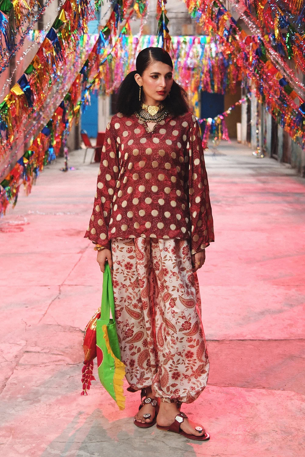 BRICK RED | E0720/119/305 | BOHO NEW LOOKBOOK | Ethnc