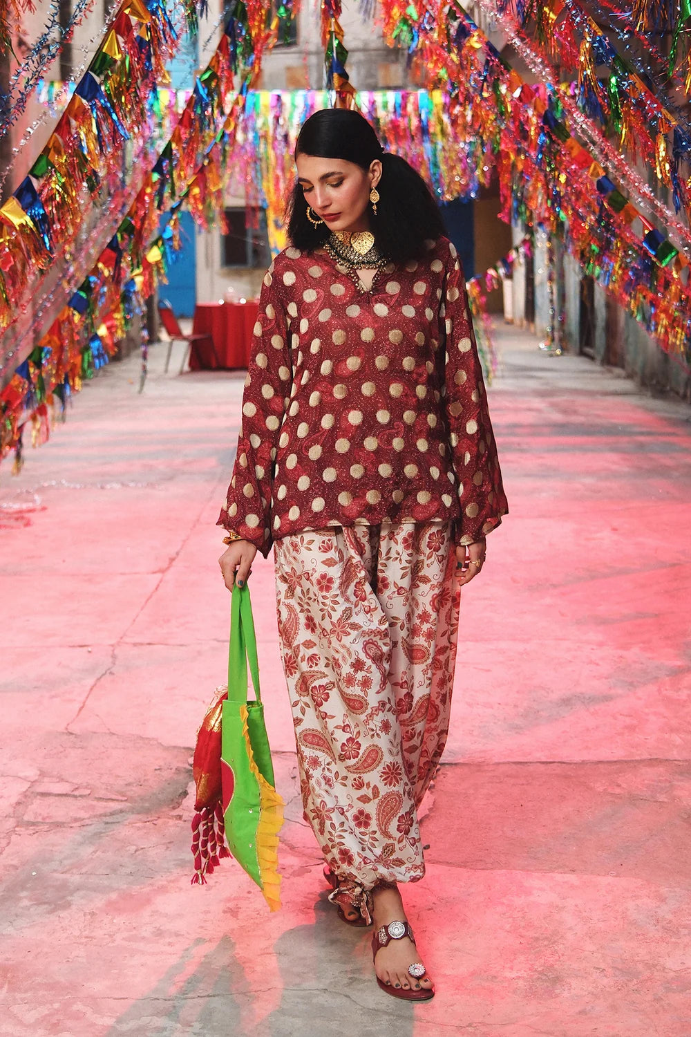 BRICK RED | E0720/119/305 | BOHO NEW LOOKBOOK | Ethnc
