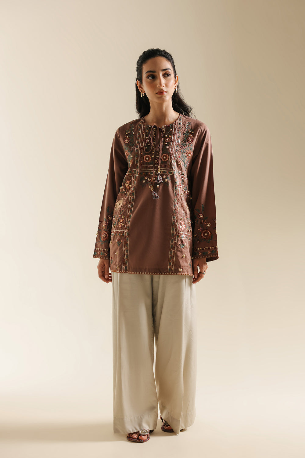 CHOCOLATE BROWN | E0723/119/804 | Boho Look Book | Ethnc