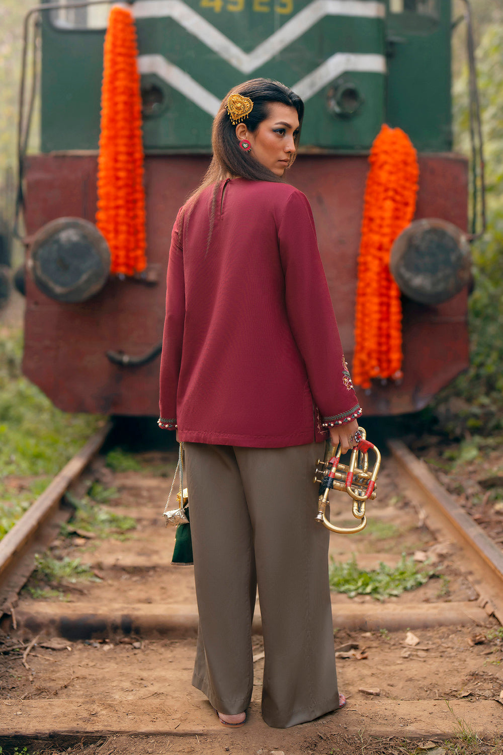 BRICK RED | E0756/119/305 | Boho Look Book | Ethnc