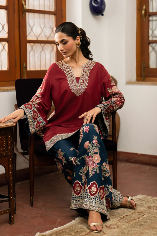 MAROON | E0758/104/303 | BOUTIQUE COLLECTIONS| ETHNC