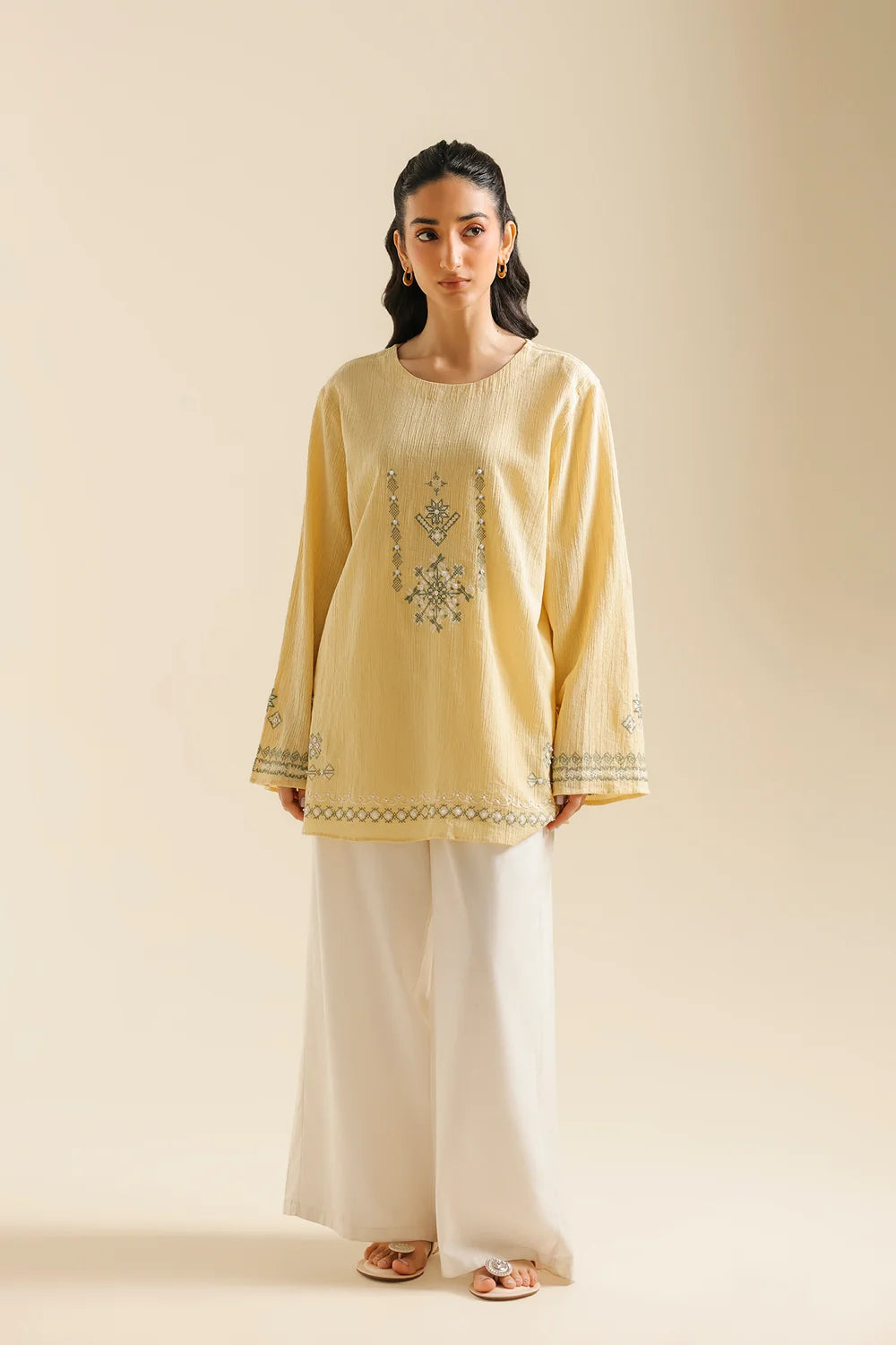 PALE YELLOW | E0773/119/115 | BOHO NEW LOOKBOOK | Ethnc