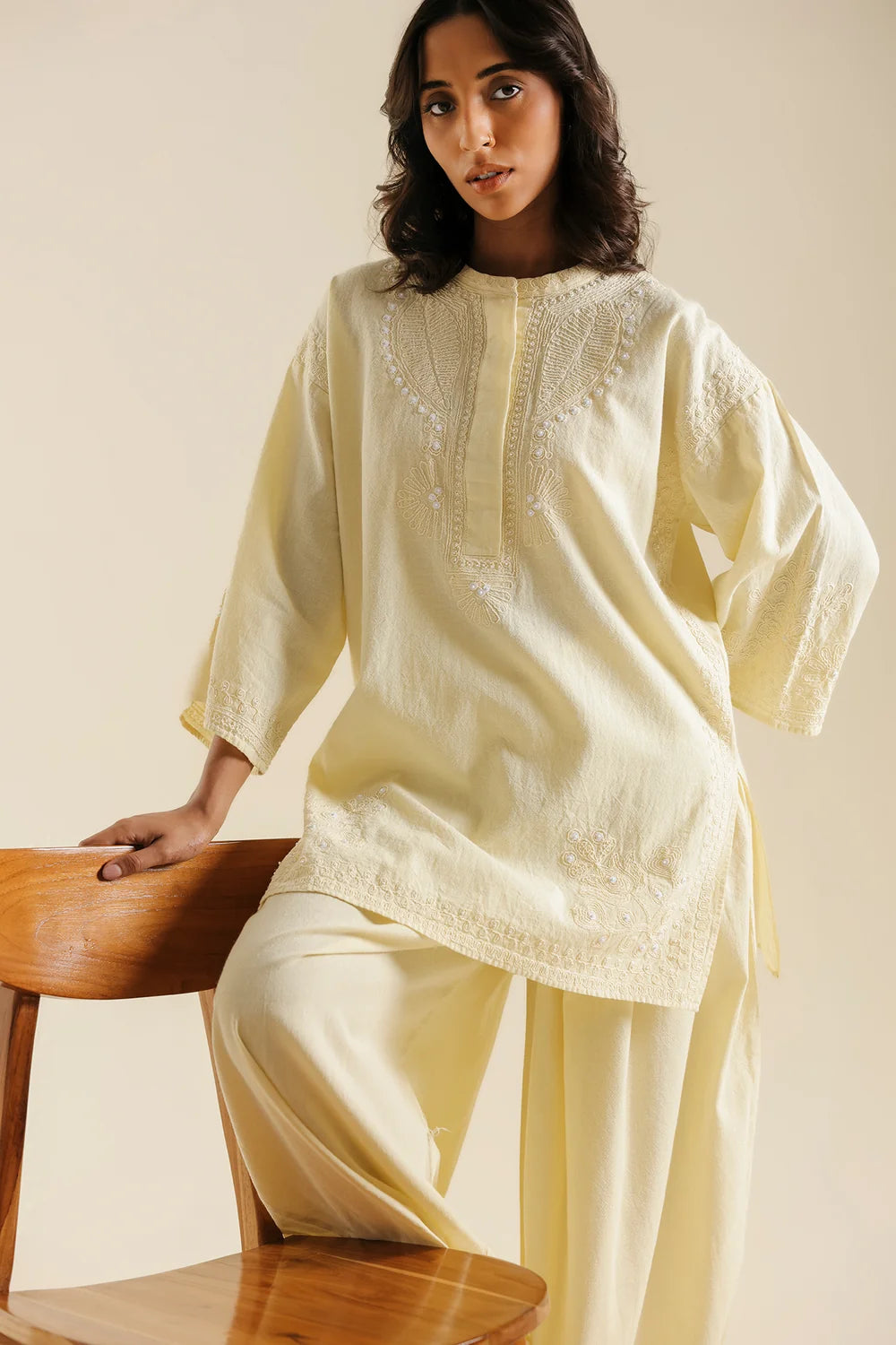 PALE YELLOW | E0782/119/115 | BOHO NEW LOOKBOOK | Ethnc