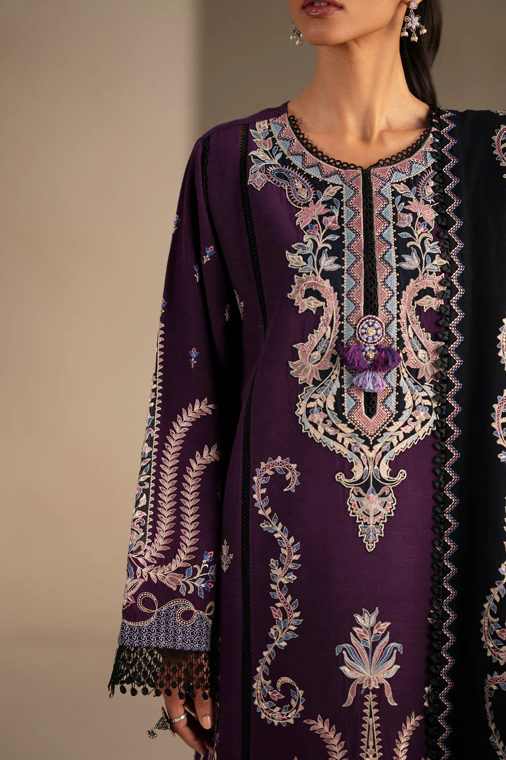 PLUM | E0783/203/517 | Unstitched Winter '25 | Ethnc