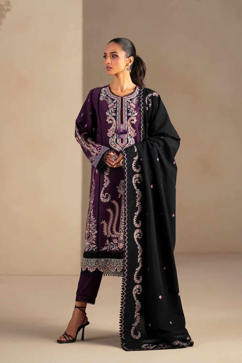 PLUM | E0783/203/517 | Unstitched Winter '25 | Ethnc