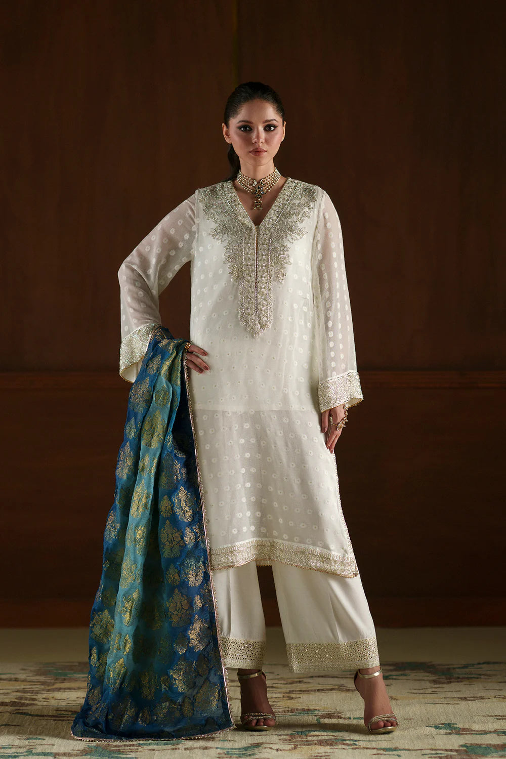 WHITE | E0785/104/001 | Women Boutique Summer '26- Drop 4 | Ethnc