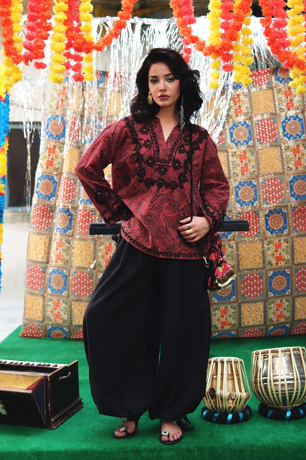 CHERRY RED | E0786/119/306 | BOHO NEW LOOKBOOK | Ethnc