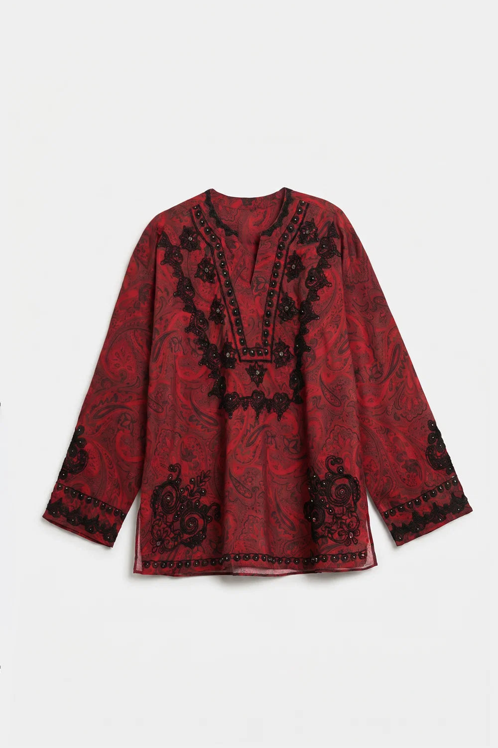 CHERRY RED | E0786/119/306 | BOHO NEW LOOKBOOK | Ethnc