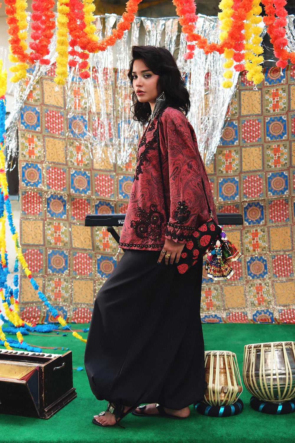 CHERRY RED | E0786/119/306 | BOHO NEW LOOKBOOK | Ethnc