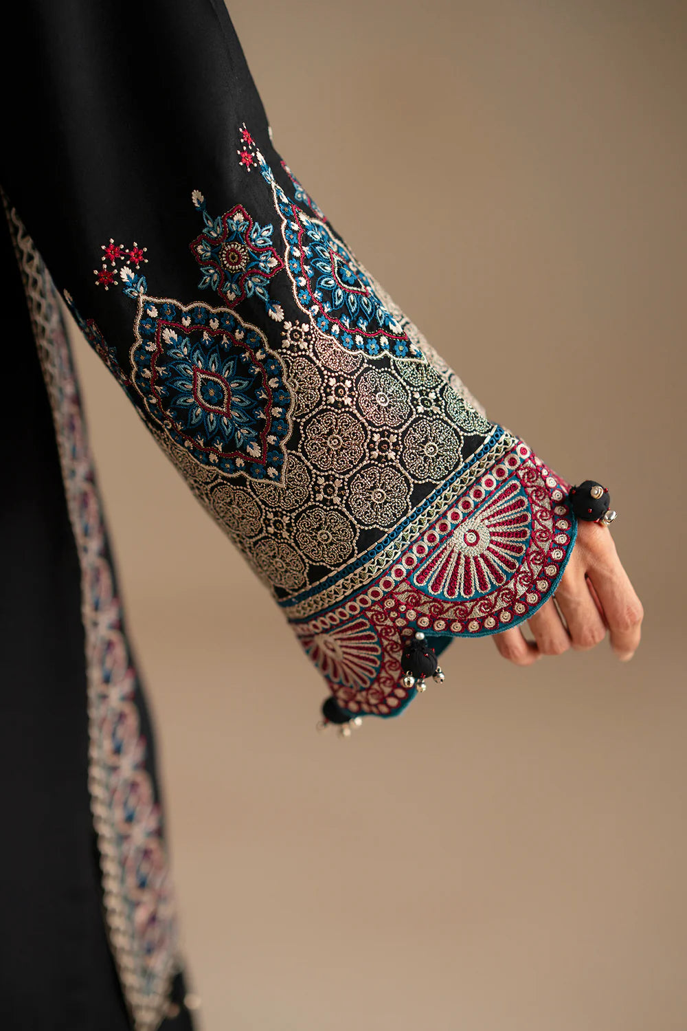 JET BLACK | E0792/203/902 | Unstitched Winter '25 | Ethnc