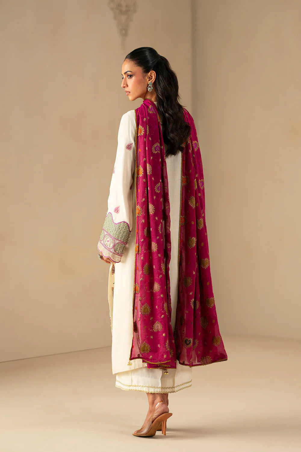 OFF WHITE | E0794/203/002 | Unstitched Winter '25 | Ethnc