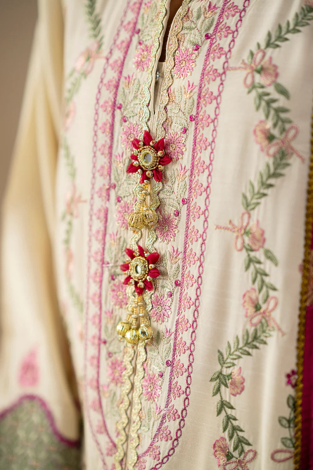 OFF WHITE | E0794/203/002 | Unstitched Winter '25 | Ethnc