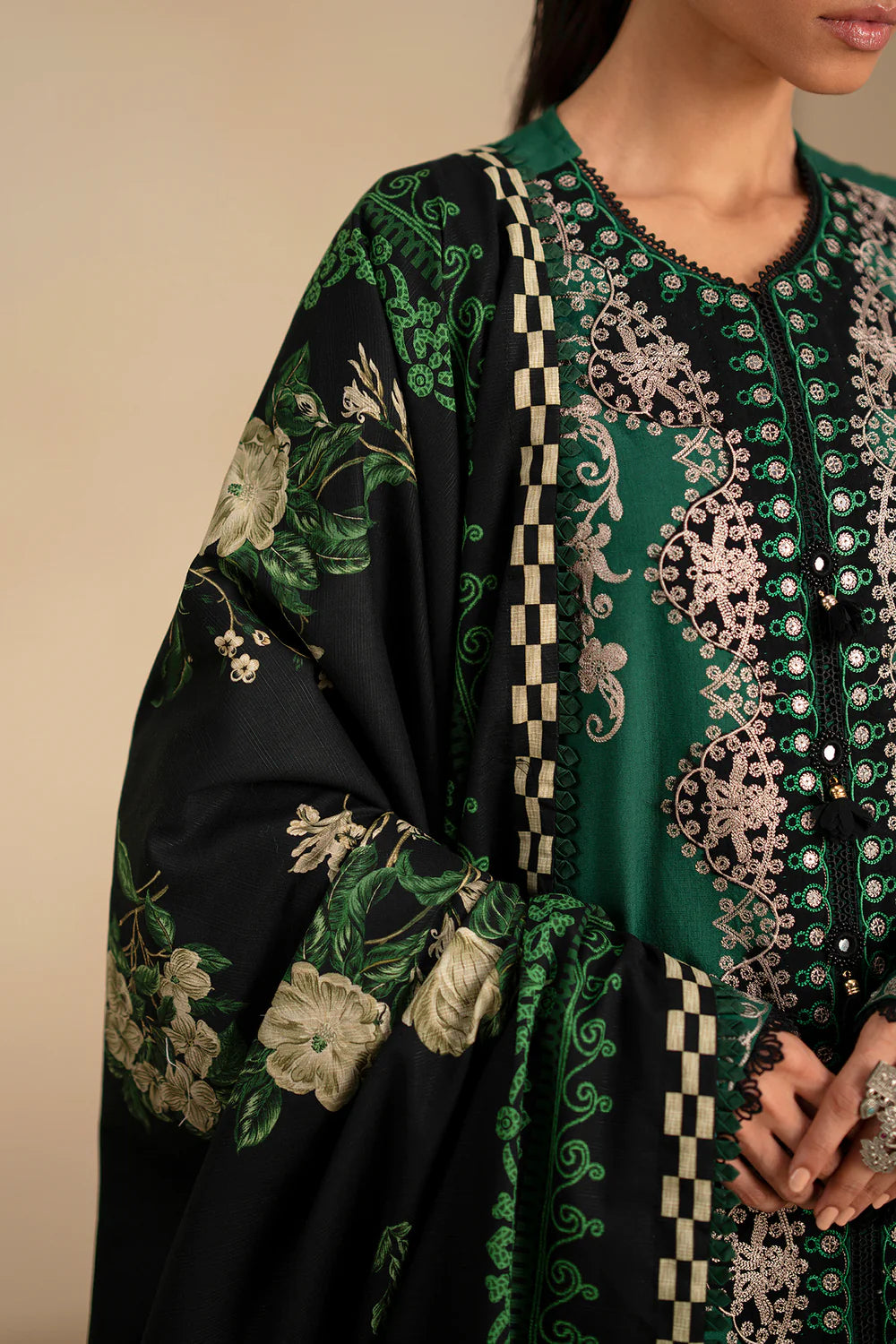 EMERALD | E0796/203/706 | Unstitched Winter '25 | Ethnc