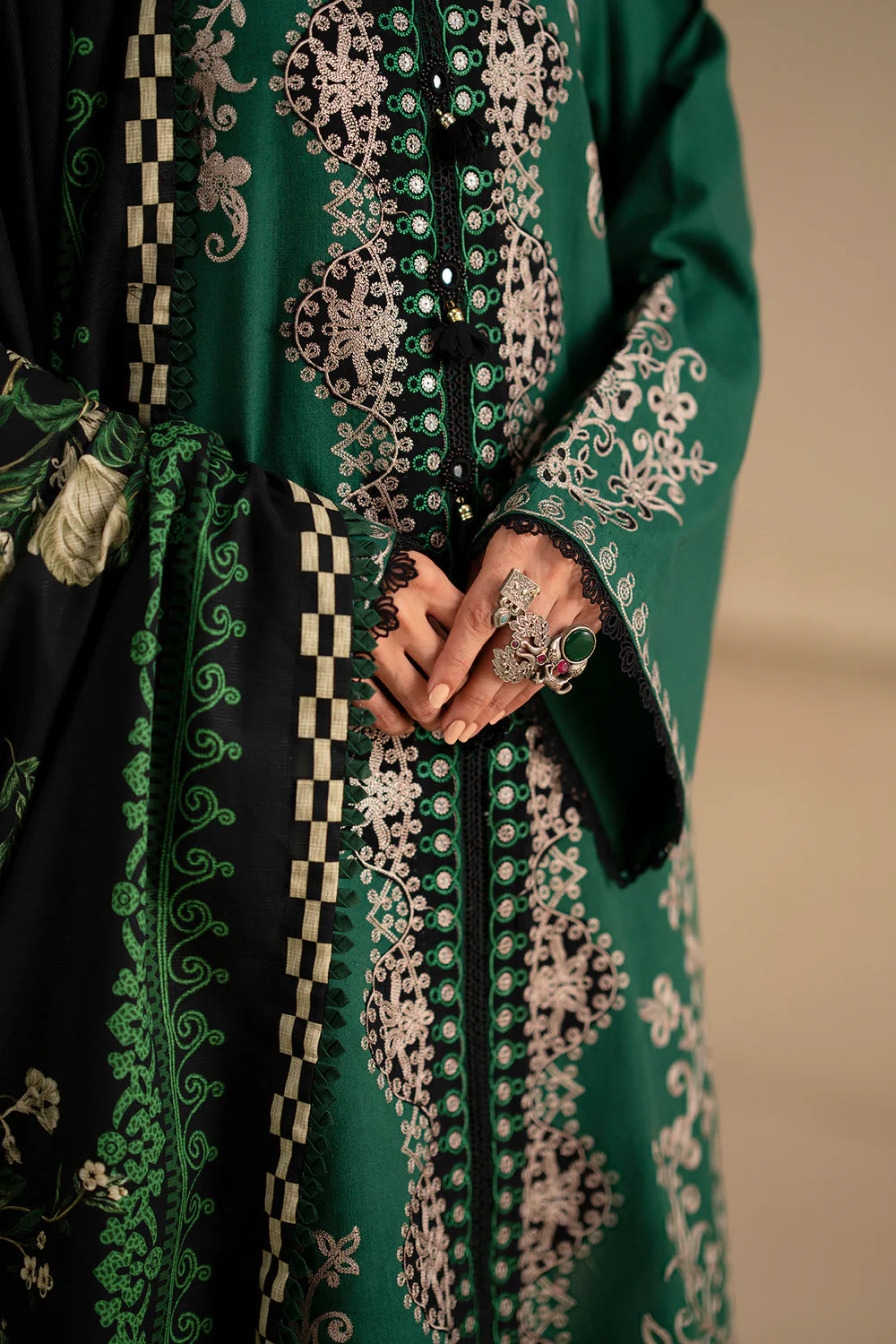 EMERALD | E0796/203/706 | Unstitched Winter '25 | Ethnc