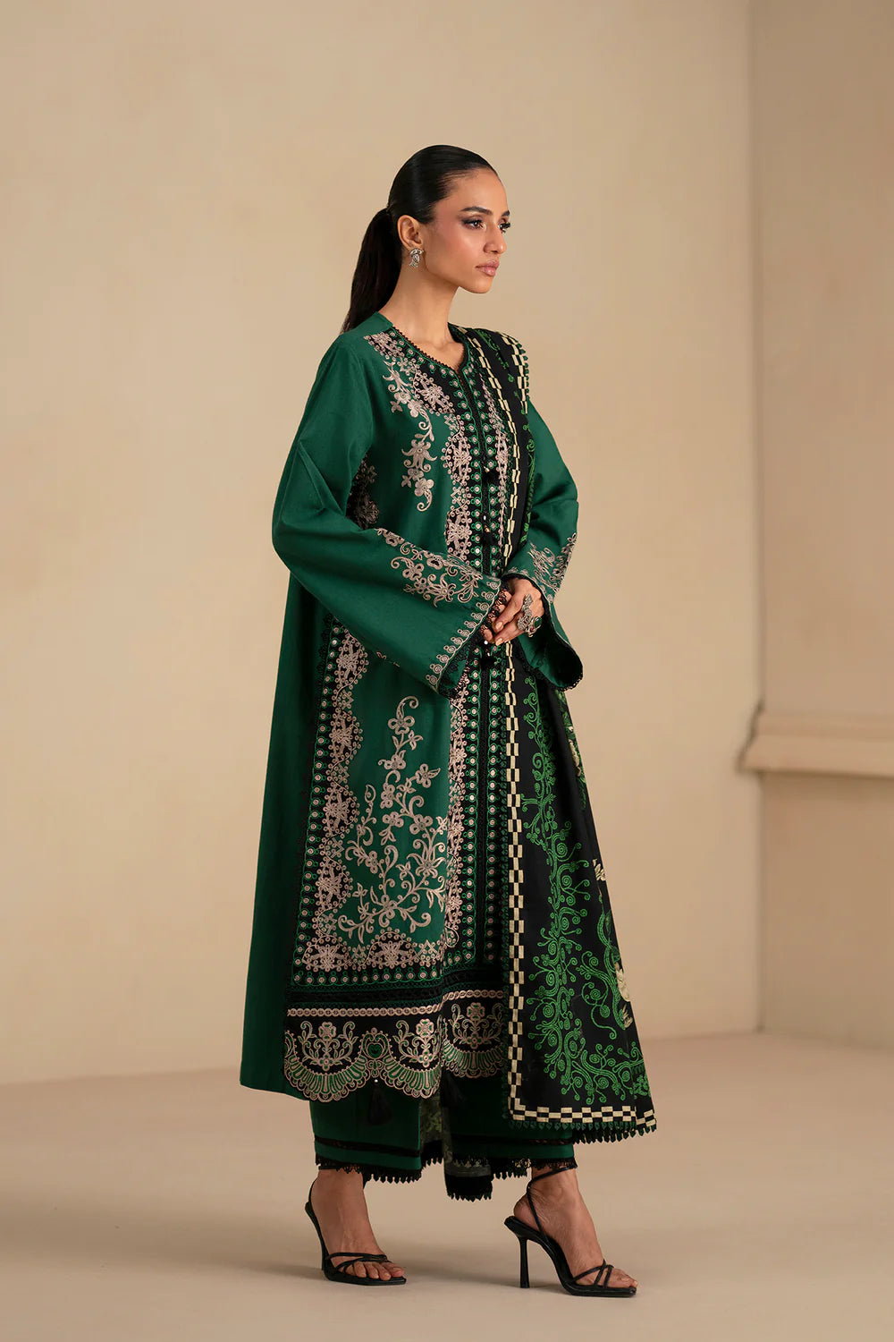 EMERALD | E0796/203/706 | Unstitched Winter '25 | Ethnc