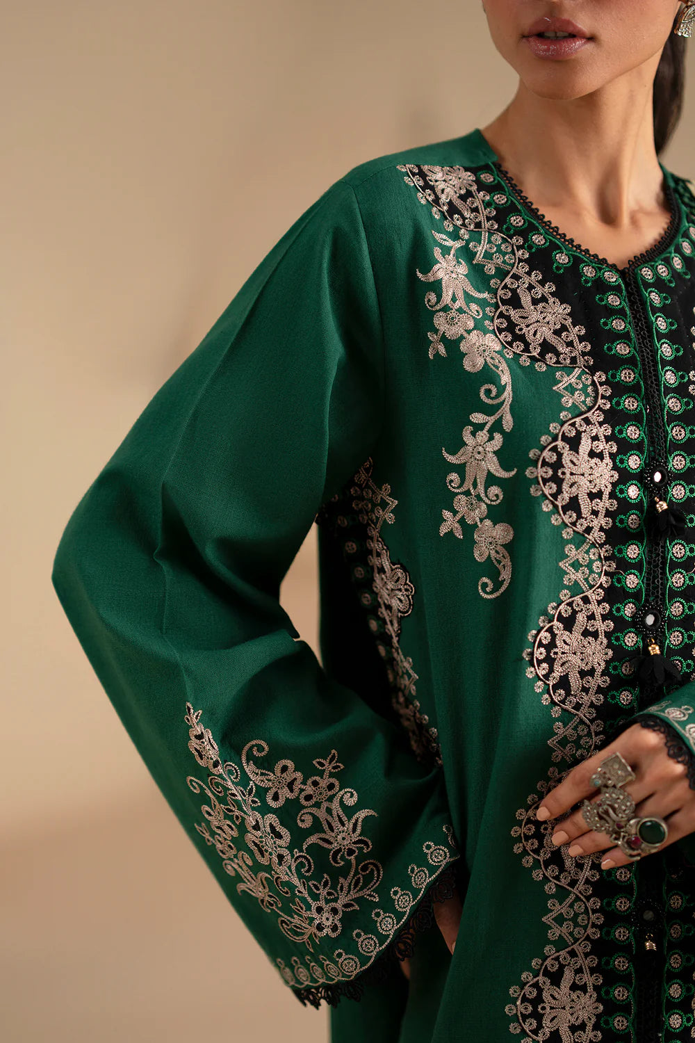 EMERALD | E0796/203/706 | Unstitched Winter '25 | Ethnc