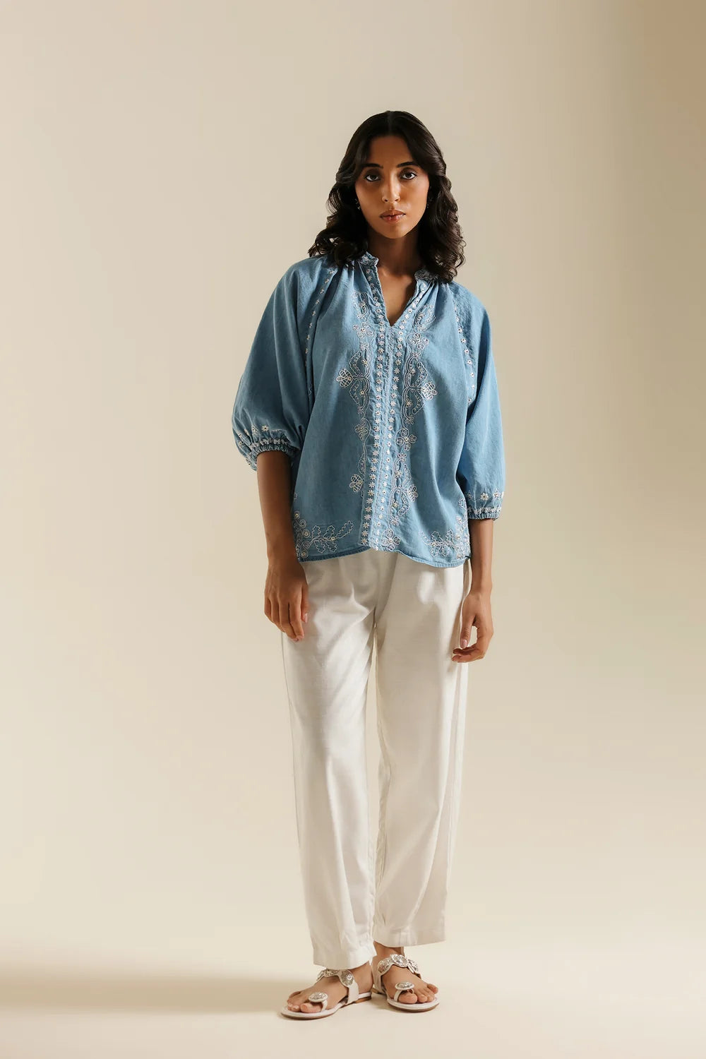 DENIM BLUE | E0803/119/625 | BOHO NEW LOOKBOOK | Ethnc