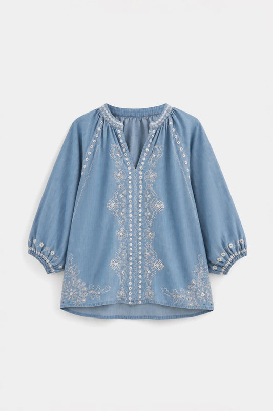 DENIM BLUE | E0803/119/625 | BOHO NEW LOOKBOOK | Ethnc