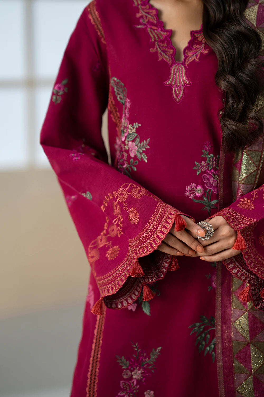 MULBERRY | E0803/203/402 | Unstitched Rozana A/W '25 Drop 2 | Ethnc