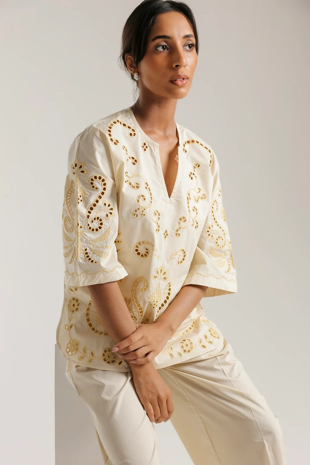 PALE YELLOW | E0807/106/115 | BOHO NEW LOOKBOOK | Ethnc