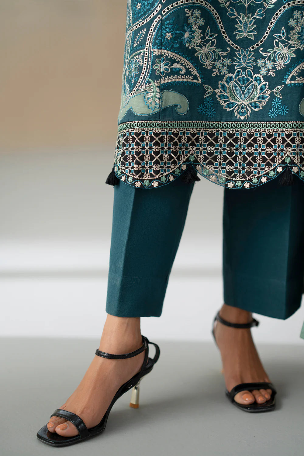 PEACOCK | E0813/203/602 | Unstitched Rozana A/W '25 Drop 2 | Ethnc