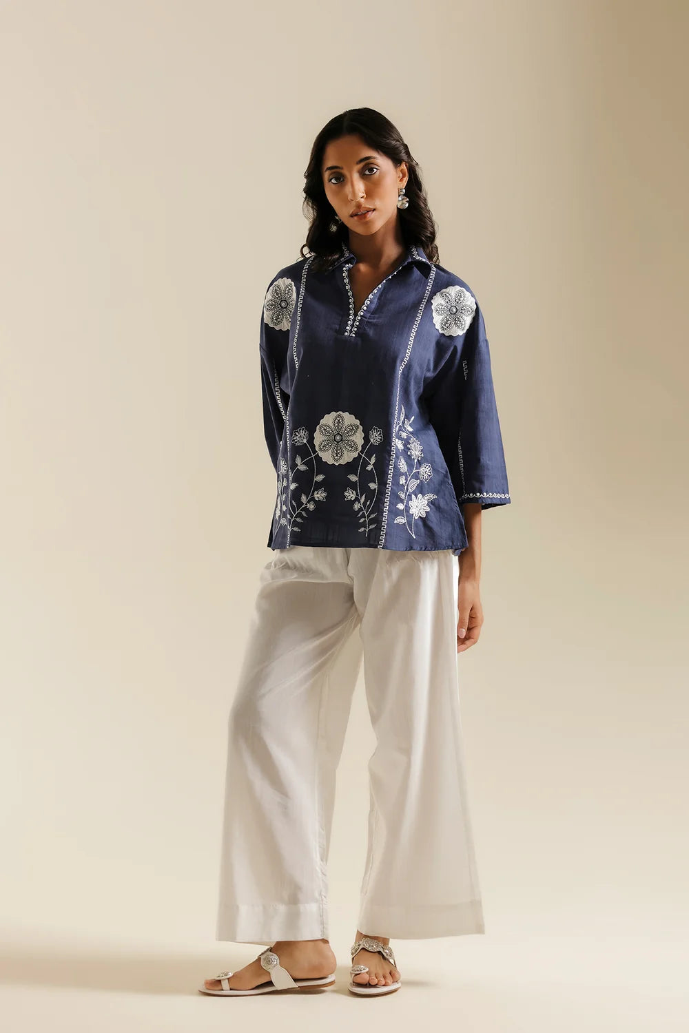 NAVY BLUE | E0835/119/619 | BOHO NEW LOOKBOOK | Ethnc