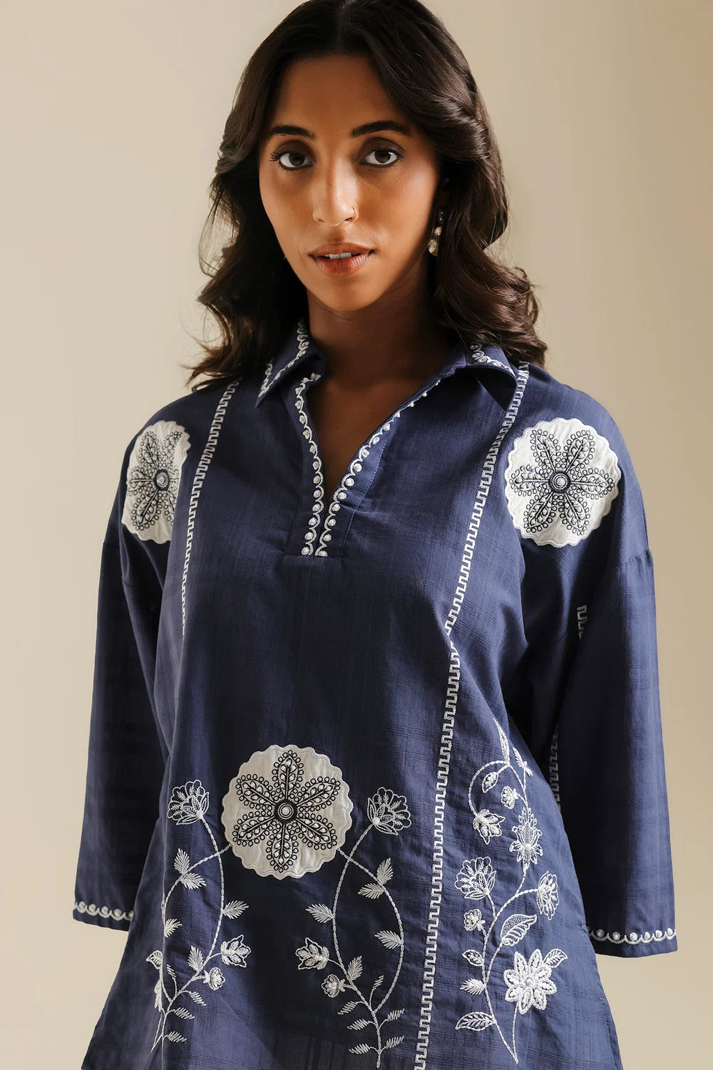 NAVY BLUE | E0835/119/619 | BOHO NEW LOOKBOOK | Ethnc