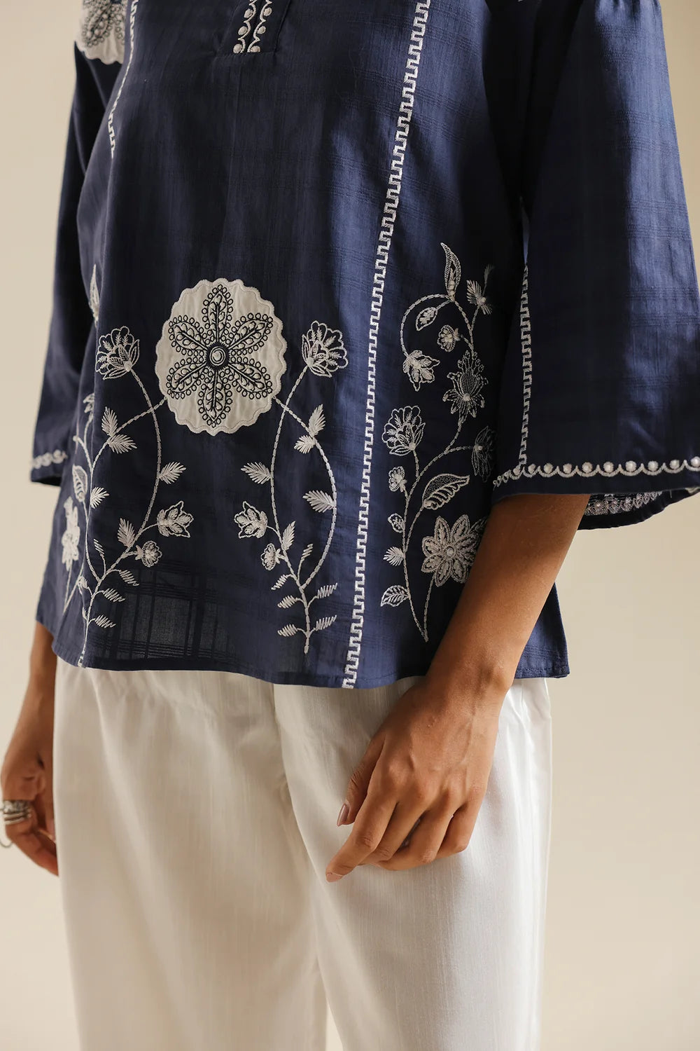 NAVY BLUE | E0835/119/619 | BOHO NEW LOOKBOOK | Ethnc
