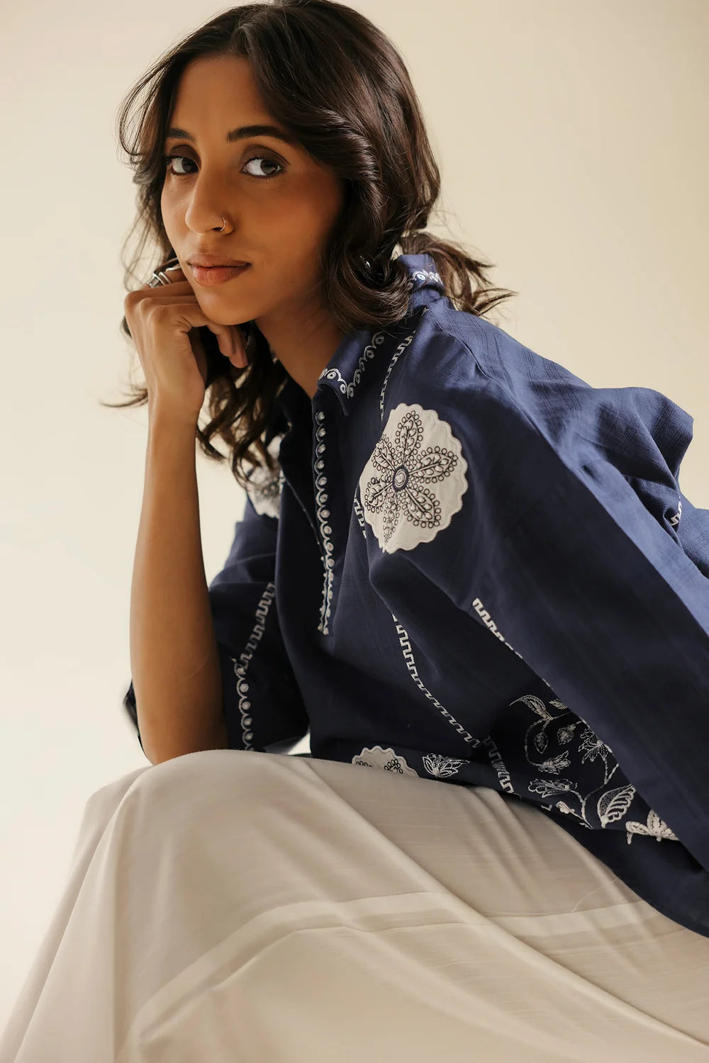 NAVY BLUE | E0835/119/619 | BOHO NEW LOOKBOOK | Ethnc
