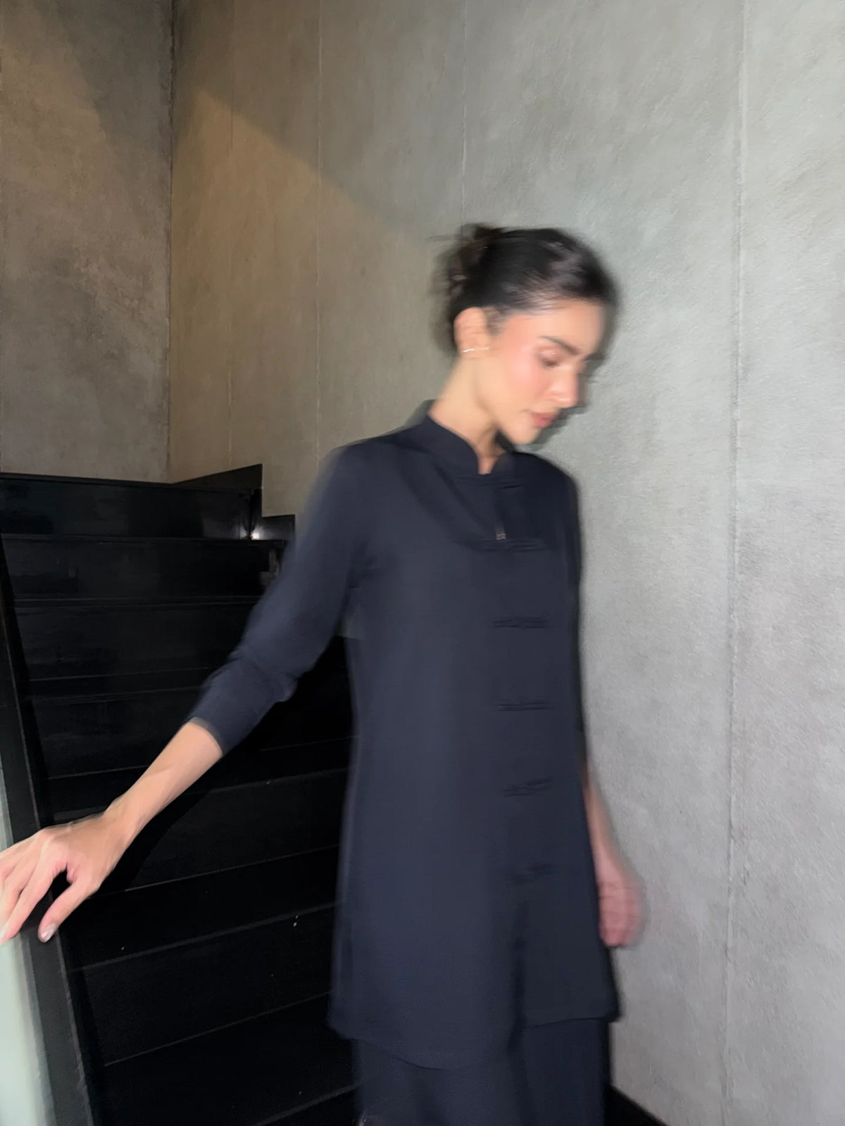NAVY MANDARIN SET |NEW IN | SAK ATELIER