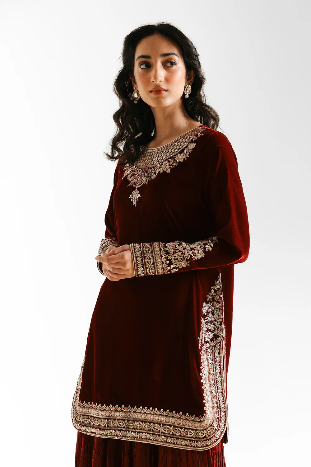 DEEP BURGUNDY | E0962/104/414 | Luxe | Ethnc