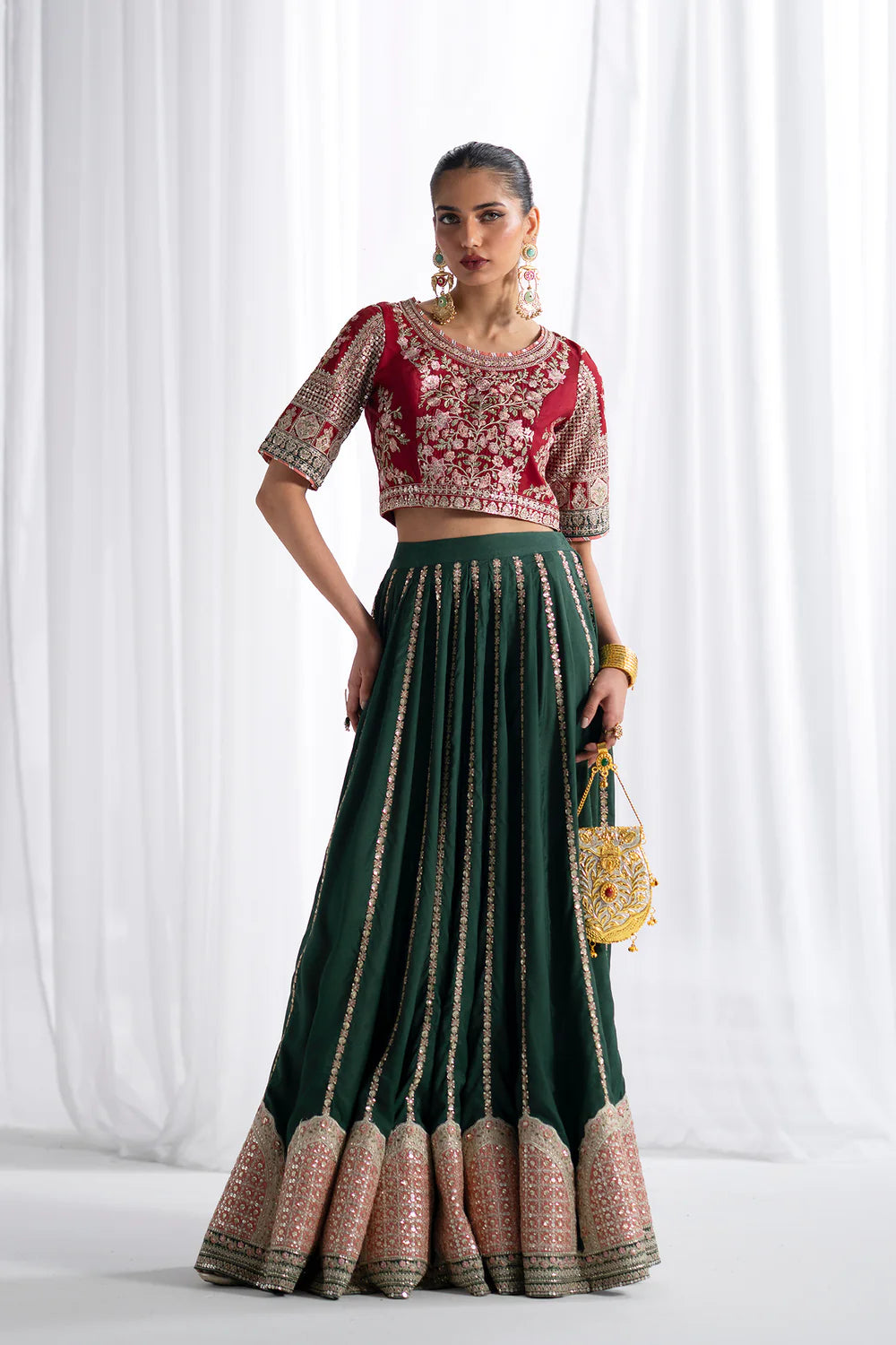 BURGUNDY | E0968/104/415 | Luxe | Ethnc