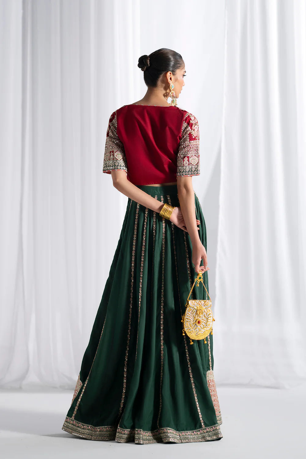 BURGUNDY | E0968/104/415 | Luxe | Ethnc