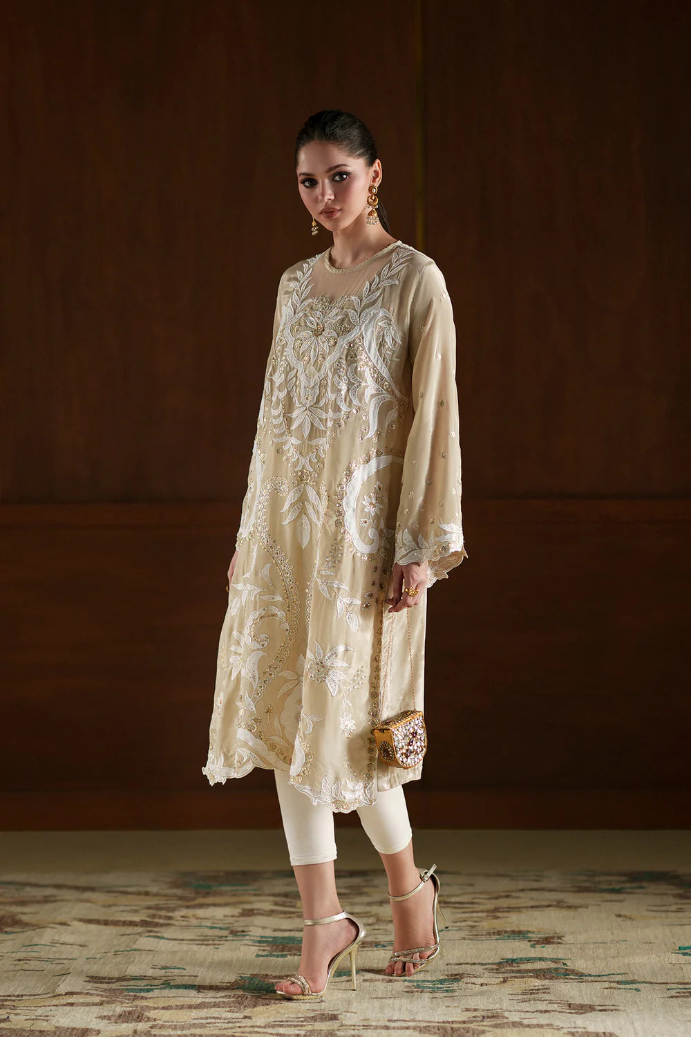 YELLOW BEIGE | E1019/104/112 | Women Boutique Summer '26- Drop 4 | Ethnc