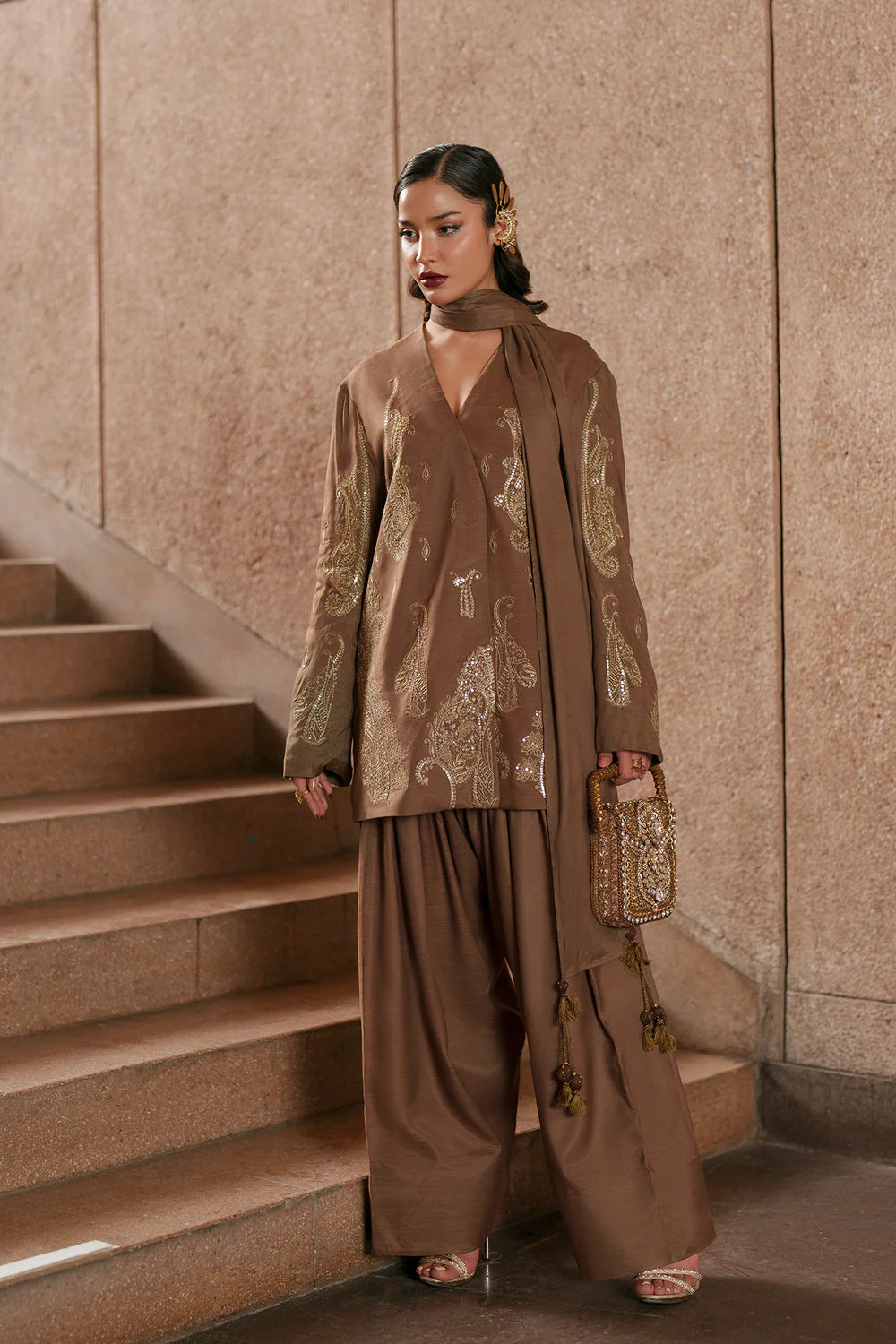 KHAKI | E1049/104/118 | Luxe | Ethnc
