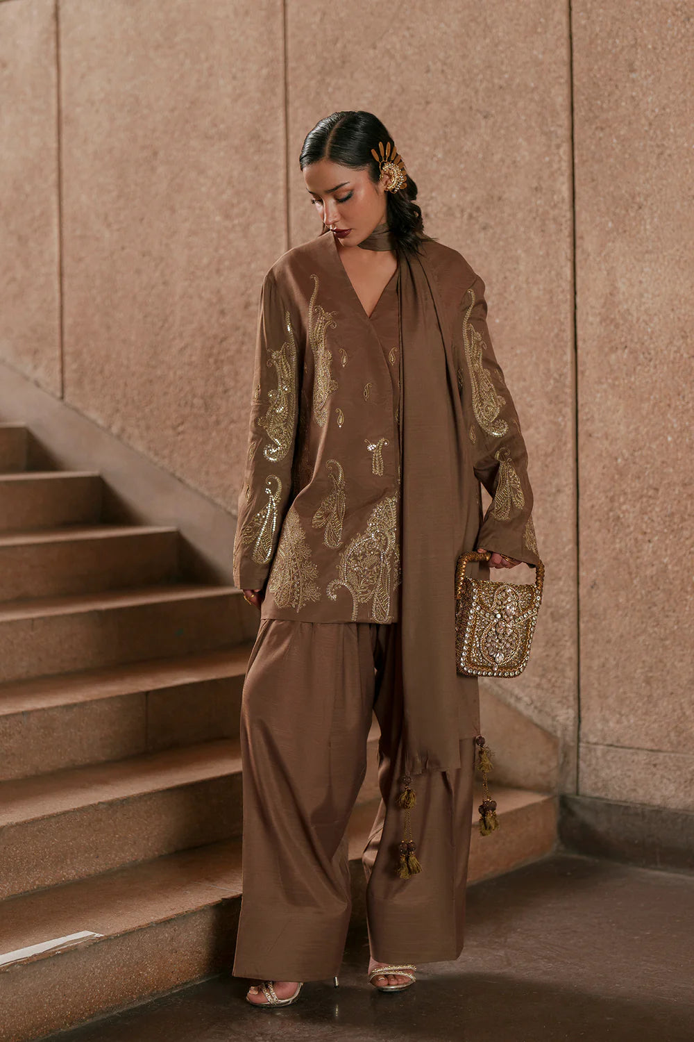 KHAKI | E1049/104/118 | Luxe | Ethnc