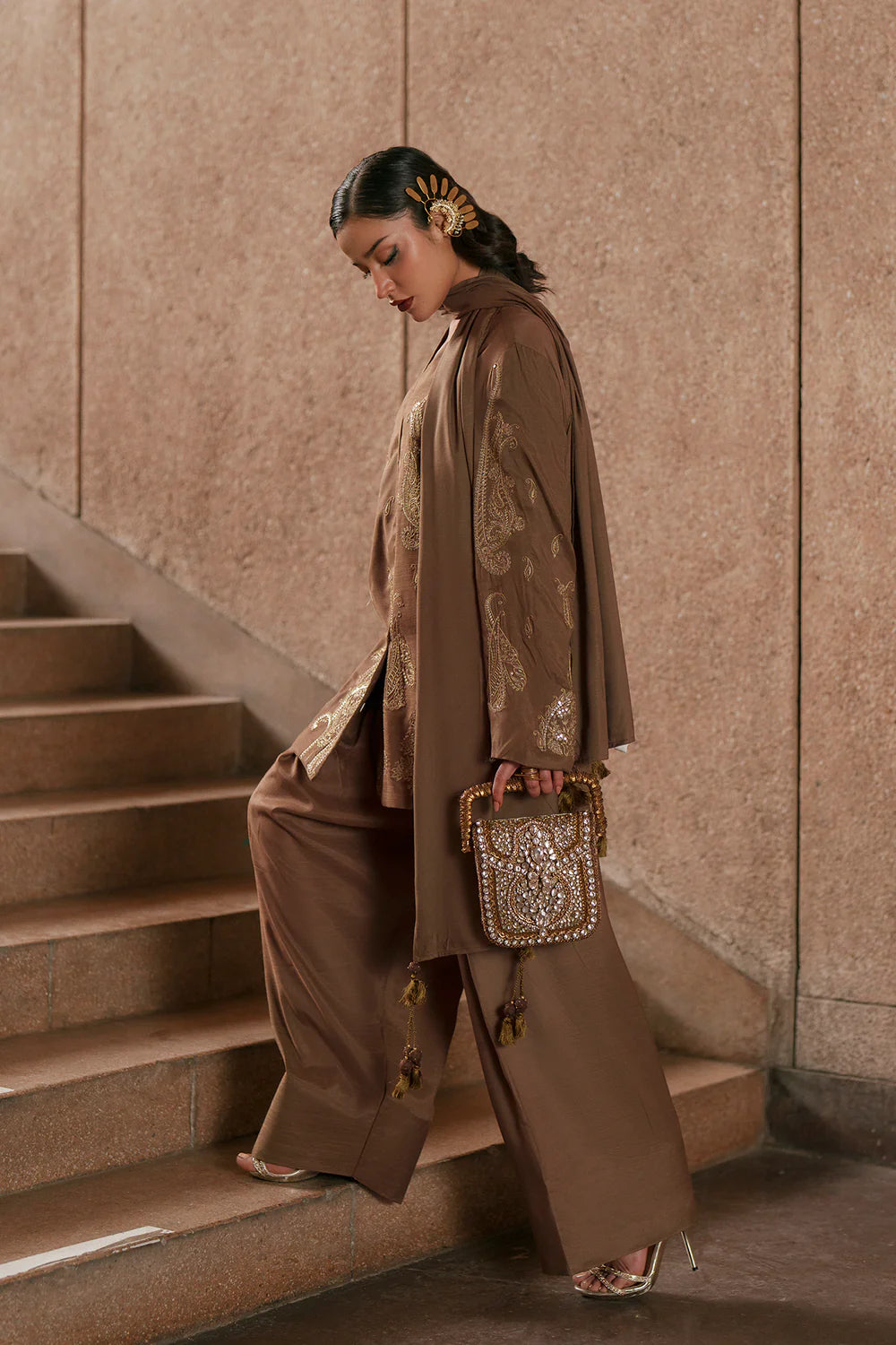 KHAKI | E1049/104/118 | Luxe | Ethnc