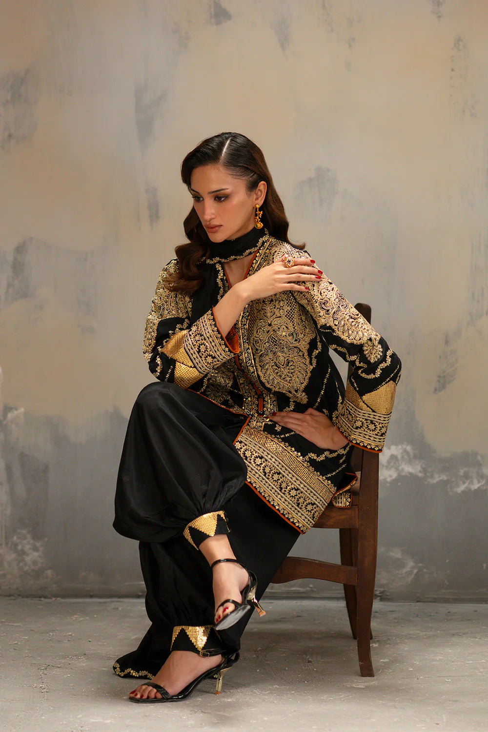 JET BLACK | E1050/104/902 | Boutique collection SS' 26 Drop 2 | Ethnc